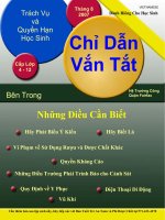 Tài liệu Trách vụ và quyền hạn của học sinh ppt