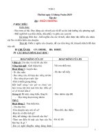 Bài giảng giao an lop 2 -tuan 20