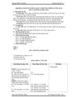 Gián án giáo an  tổng hợp đại số và  giải tích 11