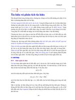 Tài liệu Chương 2: Tín hiệu và phân tích tín hiệu ppt