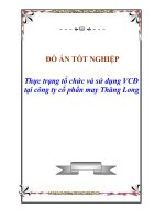 Tài liệu Luận văn tốt nghiệp “Thực trạng tổ chức và sử dụng VCĐ tại công ty cổ phần may Thăng Long” ppt