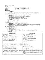 Tài liệu Mặt cầu, khối cầu_Tiết 1 pdf