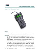 Tài liệu Lab 3.1.9a Fluke 620 Basic Cable Testing doc