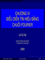 Tài liệu Chương 4 - Biểu diễn tín hiệu bằng chuỗi fourier pptx