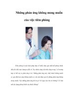 Tài liệu Những phản ứng không mong muốn của việc tiêm phòng pdf