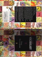 Target vocabulary 1 with key 