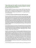 Tài liệu Tăng cường quá trình nghiền mịn các vật liệu rắn trong sản xuất xi măng bằng sử dụng các chất trợ nghiền từ các loại phụ gia hoạt tính bề mặt ppt