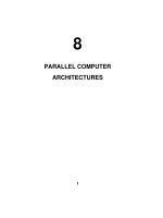 Tài liệu PARALLEL COMPUTER ARCHITECTURES-8 doc