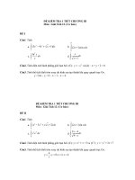 Tài liệu ĐỀ KIỂM TRA CIII LỚP 12CB