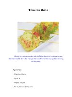 Tài liệu Tôm rán thì là ppt