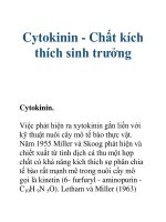 Tài liệu Cytokinin docx