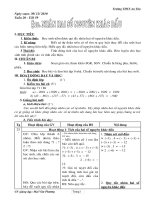 Tài liệu giáo án số 6 học kỳ II đầy đủ