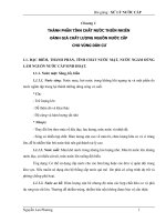 Tài liệu Xử lý nước cấp_chương 1 ppt