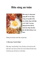 Tài liệu Bữa sáng an toàn docx