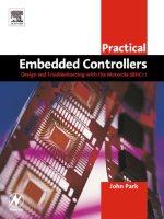 Practical embedded controllers   design and troubleshooting with the motorola 68HC11 