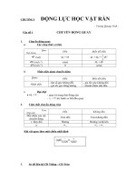 Tài liệu Động lực học vật rắn chương 1 pptx