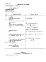 Bài giảng giáo án toán lớp 4 chiều (Bắc Cạn)