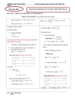 Bài soạn on thi tn toan 12 chuong 1