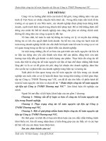 Hoàn thiện công tác kế toán nguyên vật liệu tại công ty TNHH thương mại VIC 