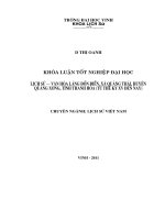 Lịch sử   văn hóa làng gốm đồn điền, xã quảng thái, huyện quảng xương, tỉnh thanh hóa (từ thế kỷ XV đến nay) luận văn tốt nghiệp đại học 