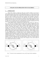 Tài liệu Steady State Operation of DC Machines pptx