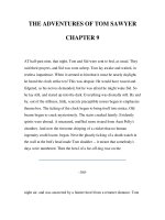 Tài liệu LUYỆN ĐỌC TIẾNG ANH QUA TÁC PHẨM VĂN HỌC-THE ADVENTURES OF TOM SAWYER CHAPTER 9 pdf
