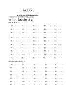 Tài liệu Đáp án 