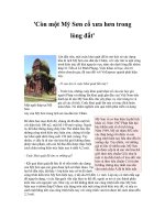 Tài liệu ''''Còn một Mỹ Sơn cổ xưa hơn trong lòng đất'''' pdf