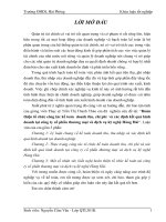 Hoàn thiện tổ chức công tác kế toán doanh thu, chi phí và xác định kết quả kinh doanh tại công ty cổ phần thương mại và dịch vụ 