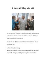 Tài liệu 6 bước để tăng sức hút pdf