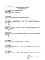 Đề thi tài trợ dự án