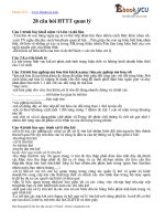 28 câu hỏi HTTT quản lý