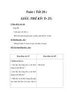 Tài liệu Tóan lớp 4 - Giây, thế kỷ docx