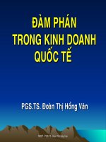 Đàm phán trong kinh doanh quốc tế