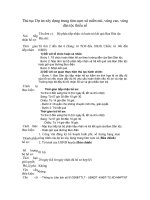 Tài liệu Thủ tục Dự án xây dựng trung tâm cụm xã miền núi pdf