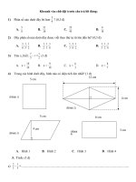 Tài liệu Đề kiểm tra toán lớp 4 doc