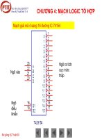 Tài liệu Kỹ thuật điện tử - Kỹ thuật số - Mạch logic tổng hợp (phần 3) docx