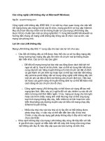 Tài liệu Các công nghệ LAN không dây và Microsoft Windows pptx