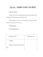 Tài liệu Tập đọc - NGHÌN NĂM VĂN HIẾN pdf