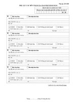 Tài liệu Phụ lục số 01 BD: Phụ lục các bên tham gia giao dịch bảo đảm pptx