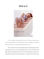 Tài liệu Bệnh tự kỷ doc