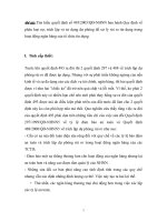 Tìm hiểu quyết định số 4932005qđ NHNN ban hành quy định về phân loại nợ, trích lập và sử dụng dự phòng để xử lý rủi ro tín dụng trong hoạt động ngân hàng của tổ chức tín dụng 