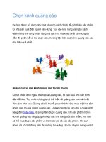 Tài liệu Chọn kênh quảng cáo pdf