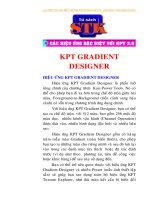 Tài liệu KPT Gradient Designer P1 pptx