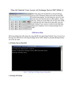 Tài liệu Thực thi Outlook Voice Access với Exchange Server 2007 (Phần 1) pdf
