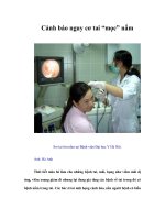 Tài liệu Cảnh báo nguy cơ tai “mọc” nấm pdf