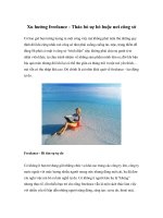 Tài liệu Xu hướng freelance - Tháo bỏ sự bó buộc nơi công sở pptx