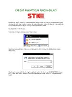 Tài liệu Cài đặt Panopticum Plugin Galaxy ppt