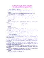 Gián án 9 DẠNG LÝ THUYẾT TRONG TN HÓA