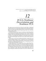 Tài liệu Bài 12: ICA by Nonlinear Decorrelation and Nonlinear PCA doc